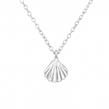 Shell - 925 Sterling Silver Silver Necklaces SD34461