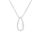 Pear - 925 Sterling Silver Silver Necklaces SD40562