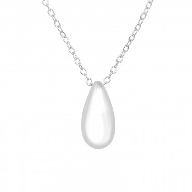 Pear - 925 Sterling Silver Silver Necklaces SD40562