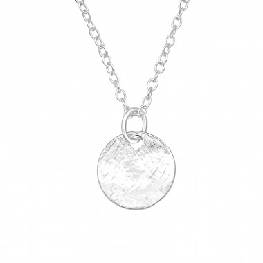 Round - 925 Sterling Silver Silver Necklaces SD40722