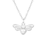 Bee - 925 Sterling Silver Silver Necklaces SD41631