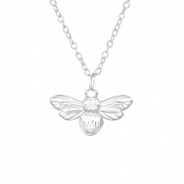 Bee - 925 Sterling Silver Silver Necklaces SD41631