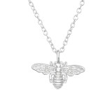 Bee - 925 Sterling Silver Silver Necklaces SD43495