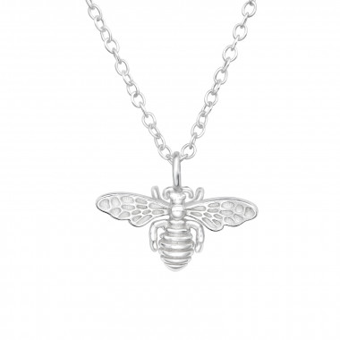 Bee - 925 Sterling Silver Silver Necklaces SD43495