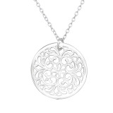 Arabesque - 925 Sterling Silver Silver Necklaces SD43761