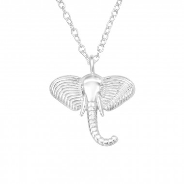 Elephant - 925 Sterling Silver Silver Necklaces SD43848