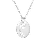 Face - 925 Sterling Silver Silver Necklaces SD44250