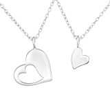 Hearts - 925 Sterling Silver Silver Necklaces SD45874