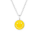 Smiley - 925 Sterling Silver Silver Necklaces SD46611