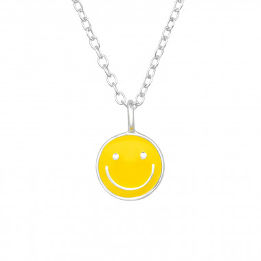 Smiley - 925 Sterling Silver Silver Necklaces SD46611