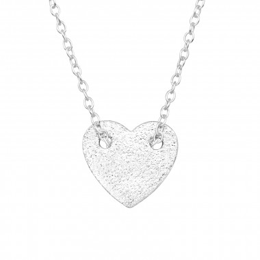 Heart - 925 Sterling Silver Silver Necklaces SD46720