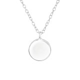 Disc - 925 Sterling Silver Silver Necklaces SD46727