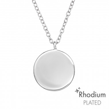 Disc - 925 Sterling Silver Silver Necklaces SD46728