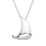 Ship - 925 Sterling Silver Silver Necklaces SD47635