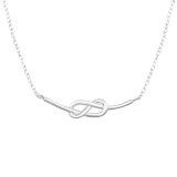 Knot - 925 Sterling Silver Silver Necklaces SD48261