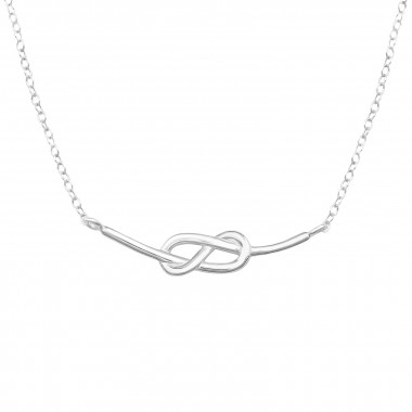 Knot - 925 Sterling Silver Silver Necklaces SD48261