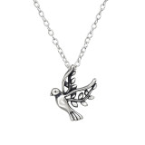 Dove - 925 Sterling Silver Silver Necklaces SD49188