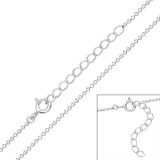 39cm Balls - 925 Sterling Silver Chain Alone SD48099