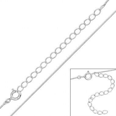 45cm Snake Chain - 925 Sterling Silver Chain Alone SD48108