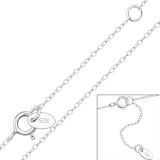 Cable Chain 45cm - 925 Sterling Silver Chain Alone SD48686