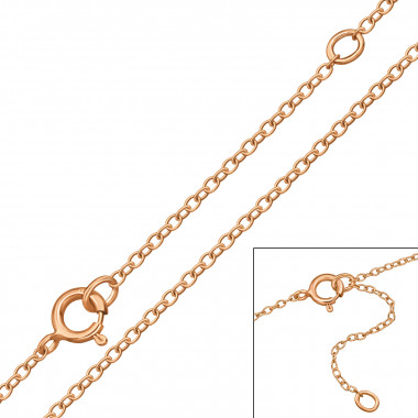 39cm - 925 Sterling Silver Chain Alone SD49106