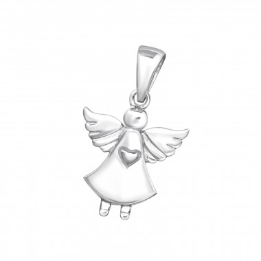 Angel - 925 Sterling Silver Simple Pendants SD14967