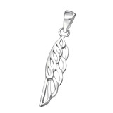 Wing - 925 Sterling Silver Simple Pendants SD44351