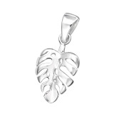 Leaf - 925 Sterling Silver Simple Pendants SD44365