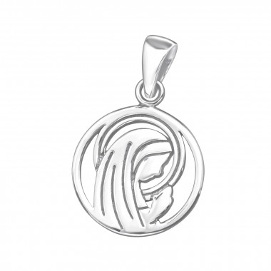 Mary - 925 Sterling Silver Simple Pendants SD44425