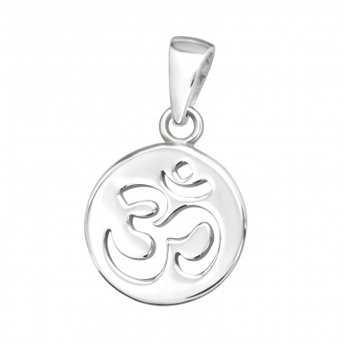 Om Symbol - 925 Sterling Silver Simple Pendants SD44428