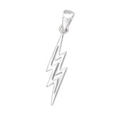 Thunderbolt - 925 Sterling Silver Simple Pendants SD44431