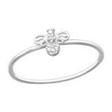 Bee - 925 Sterling Silver Rings with CZ SD40258