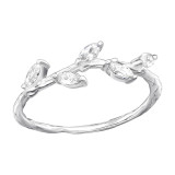 Branch - 925 Sterling Silver Rings with CZ SD40608