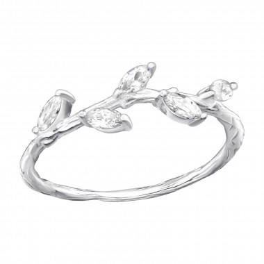 Branch - 925 Sterling Silver Rings with CZ SD40608