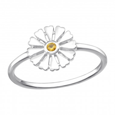 Flower - 925 Sterling Silver Rings with CZ SD43856