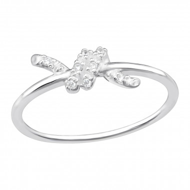 Knot - 925 Sterling Silver Rings with CZ SD46467