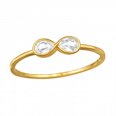 Infinity - 925 Sterling Silver Rings with CZ SD46873