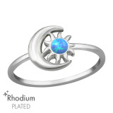 Sun & Moon - 925 Sterling Silver Rings with CZ SD47141