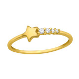 Star - 925 Sterling Silver Rings with CZ SD47808