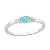 Marquise - 925 Sterling Silver Rings with CZ SD48223