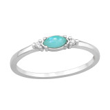 Marquise - 925 Sterling Silver Rings with CZ SD48223