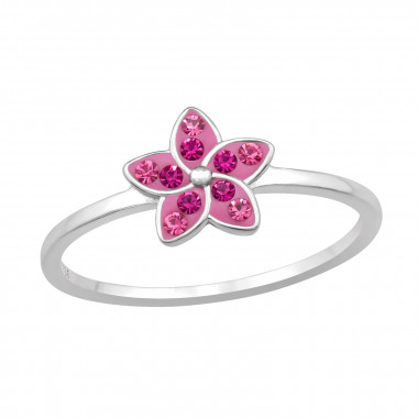 Flower - 925 Sterling Silver Rings with CZ SD48229