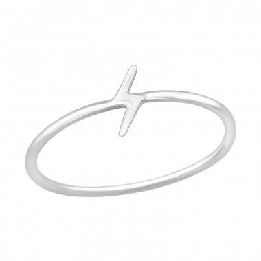 Thunderbolt - 925 Sterling Silver Simple Rings SD20658