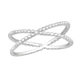 Cross - 925 Sterling Silver Simple Rings SD23771