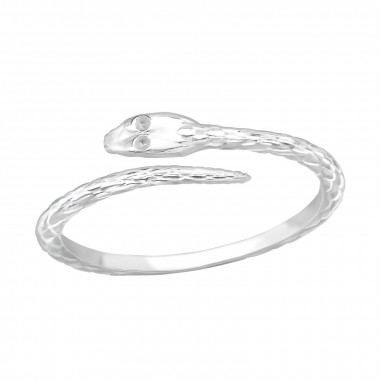 Snake - 925 Sterling Silver Simple Rings SD30517