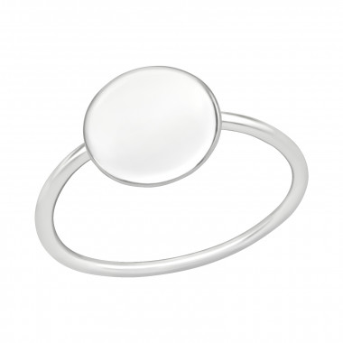 Round - 925 Sterling Silver Simple Rings SD39370