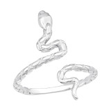 Snake - 925 Sterling Silver Simple Rings SD41394