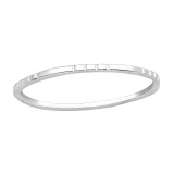 Plain - 925 Sterling Silver Simple Rings SD43275