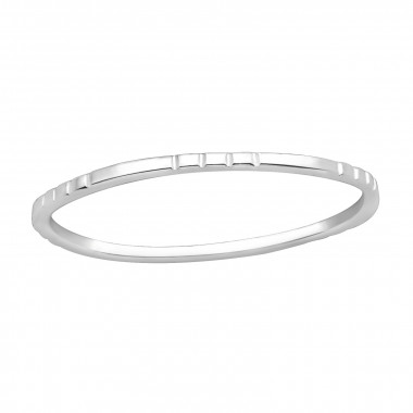 Plain - 925 Sterling Silver Simple Rings SD43275