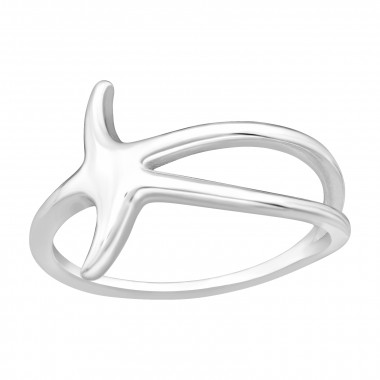 Starfish - 925 Sterling Silver Simple Rings SD44612